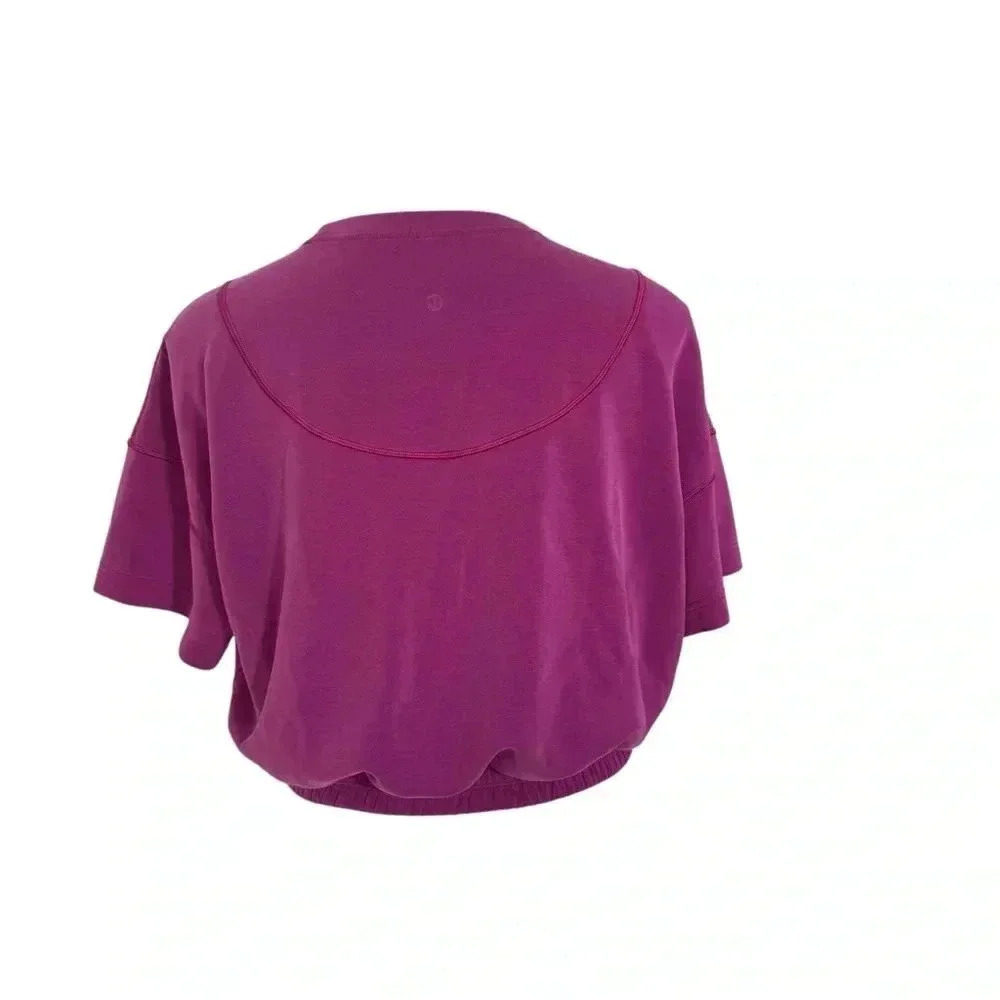 Lululemon Softstreme Gathered T-Shirt size 10 super soft - Picture 3 of 4